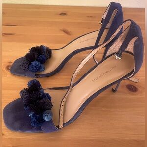 Banana Republic blue suede sandals